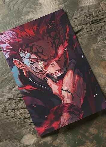 Beden İtadori Yuji Metal tablo