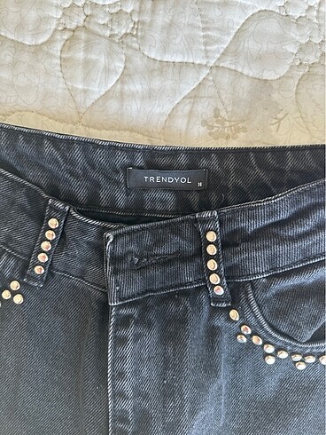 s Beden siyah Renk Trendyolmilla Straight Fit Jean
