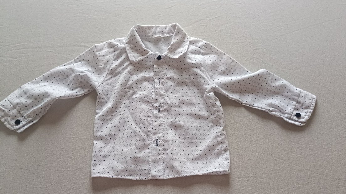 Erkek Çocuk Düğmeli Uzun Kollu Gömlek - Görsel 3