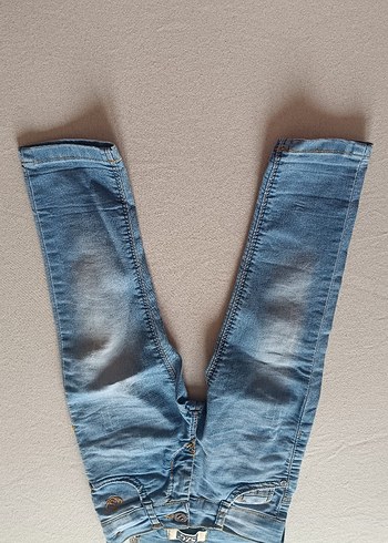 Erkek Çocuk Mavi Slim Fit Denim Pantolon - Görsel 3