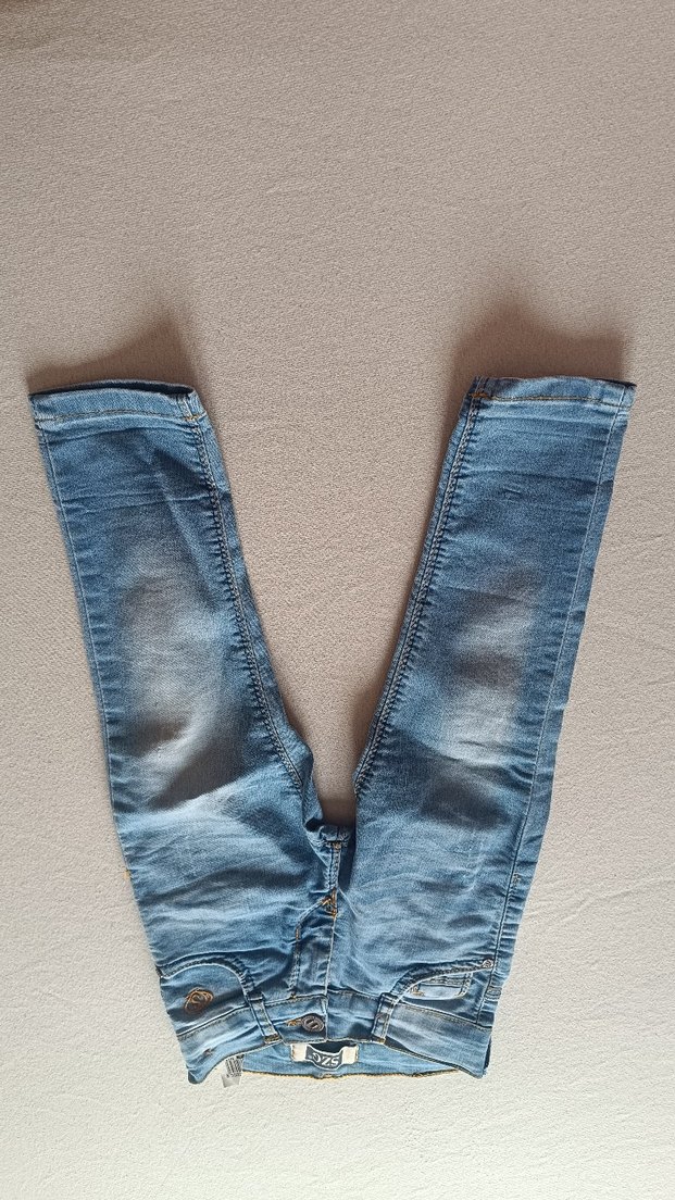 Erkek Çocuk Mavi Slim Fit Denim Pantolon - Görsel 2