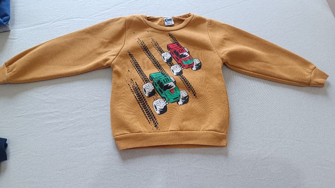 Renkli Baskılı Erkek Çocuk Sweatshirt - Görsel 2