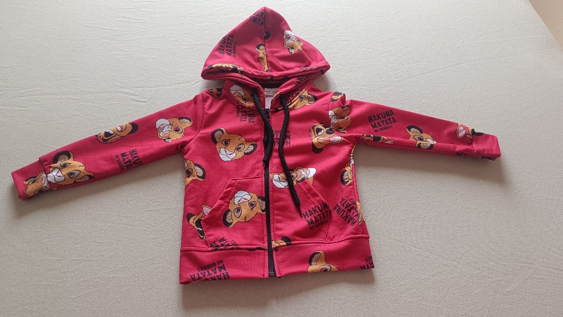 Kapüşonlu Kız Çocuk Renkli Baskılı Sweatshirt - Görsel 3