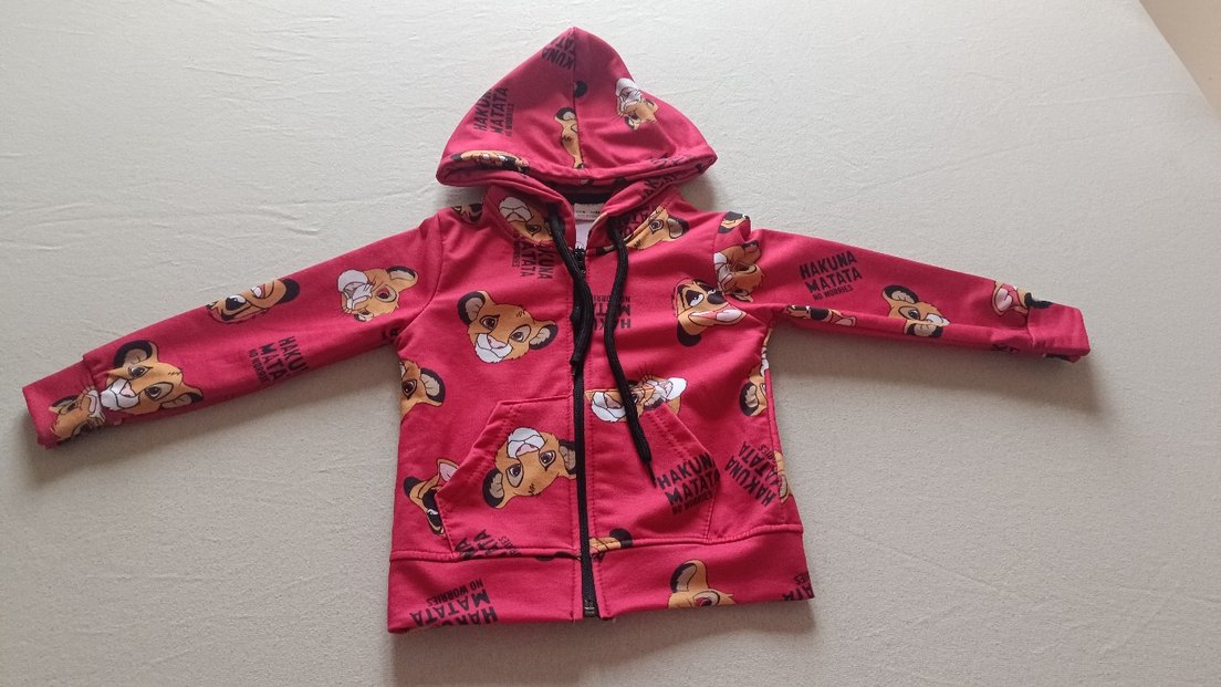 Kapüşonlu Kız Çocuk Renkli Baskılı Sweatshirt - Görsel 2