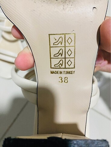 38 Beden ten rengi Renk Topuklu ayakkabı