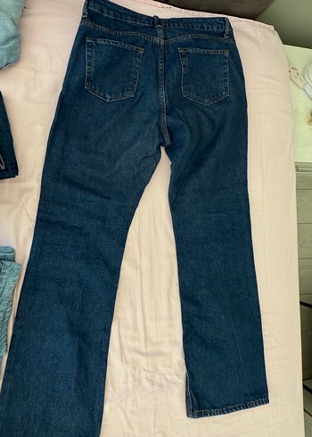 Addax Mavi Regular Fit Midi Kadın Kot Pantolon
