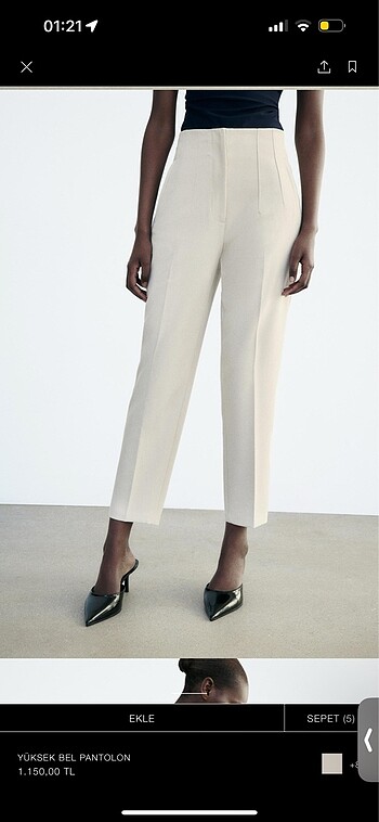 xs Beden Zara pantolon