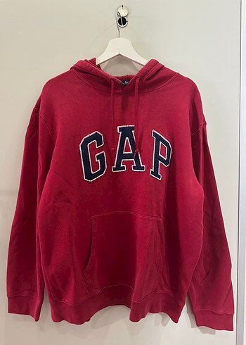 Gap GAP Kırmızısı Kapüşonlu Sweatshirt