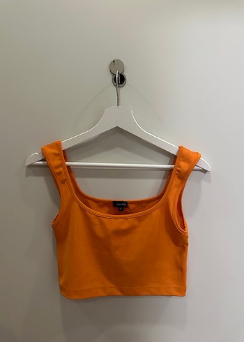 Fabrika Fabrika Turuncu Mini Kadın Crop