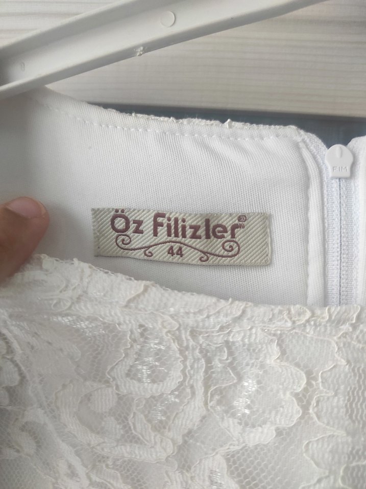 Dantel Detaylı Beyaz Kadın Bluz - Görsel 3