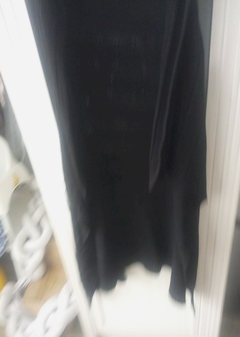 Siyah Boğazlı Örgü Kadın Süveter - Görsel 2