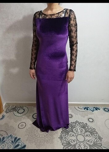 Diğer Kadife gece elbisesi 