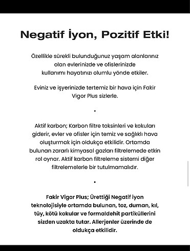 Fakir hava temizleyici - Görsel 4