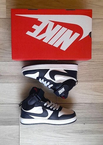 Nike Beyaz Siyah Dolgu Topuklu Spor Ayakkabı - Görsel 5