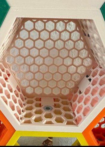 Renkli Altıgen Lego Raf Seti - Görsel 7