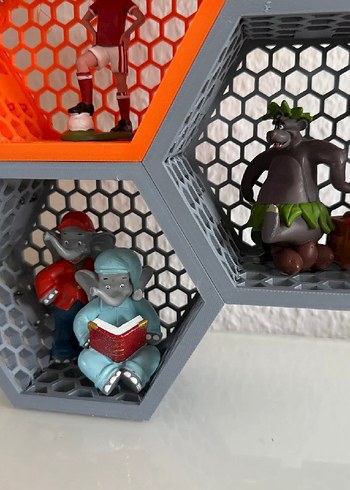 Renkli Altıgen Lego Raf Seti - Görsel 5