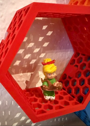 Renkli Altıgen Lego Raf Seti - Görsel 9