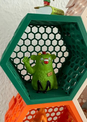 Renkli Altıgen Lego Raf Seti - Görsel 2