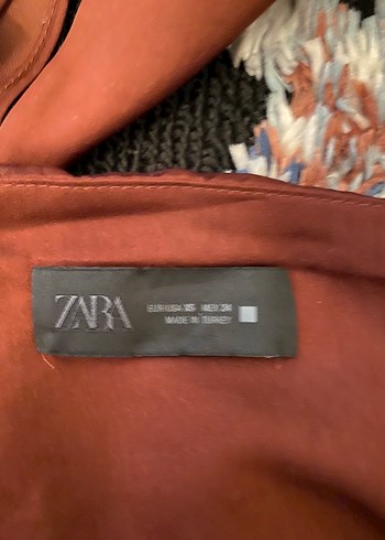 Zara saten boyundan bağlamalı kremit rengi midi elbise
