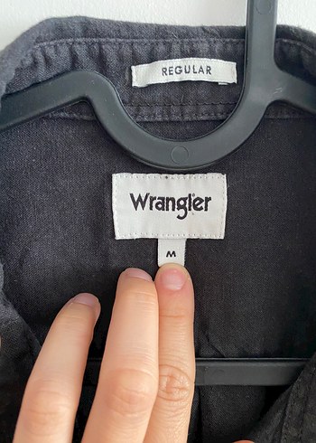 Wrangler Wrangler Siyah Keten Erkek Gömlek
