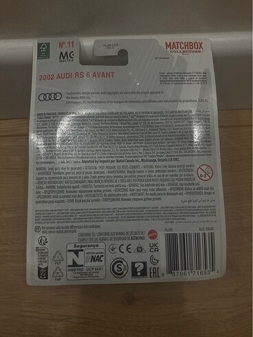  Beden Renk Matchbox collectors audi rs6