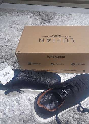 Siyah Bağcıklı erkek Spor Ayakkabı - Görsel 5