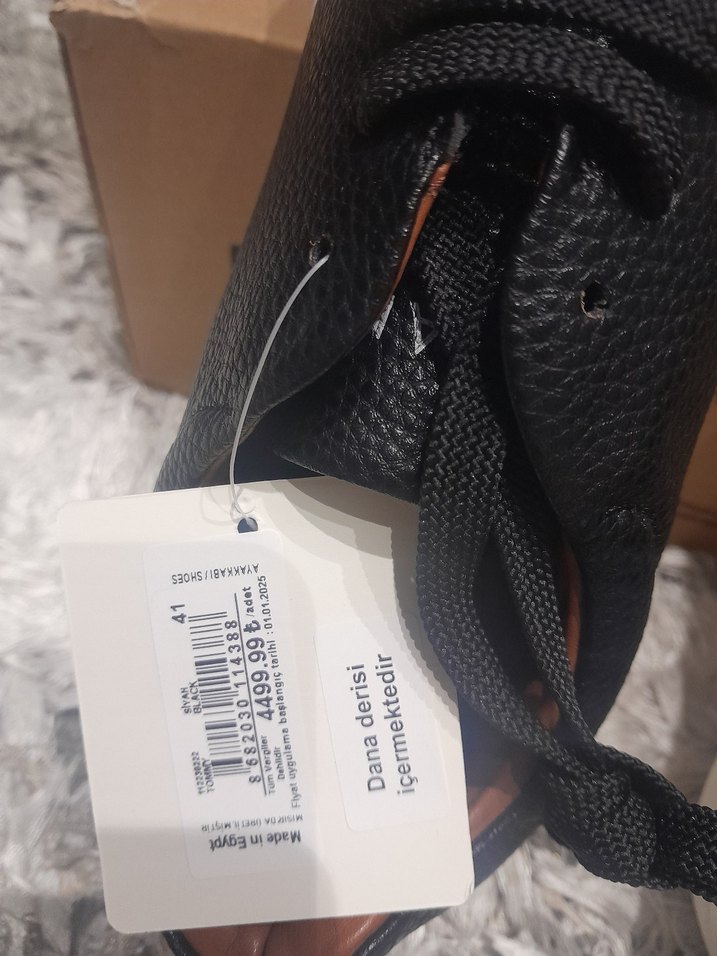 Siyah Bağcıklı erkek Spor Ayakkabı - Görsel 3