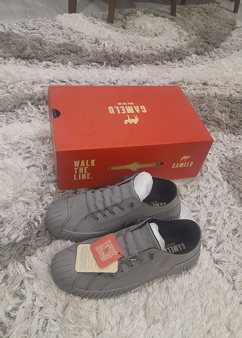 Gri Erkek Spor Ayakkabı Tokalı - Görsel 2