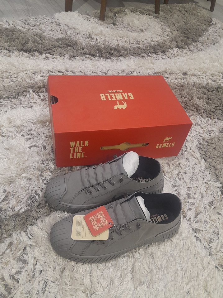 Gri Erkek Spor Ayakkabı Tokalı - Görsel 2