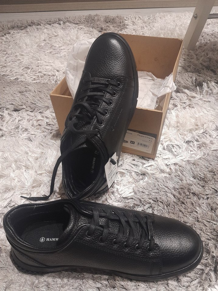 Erkek Siyah Bağcıklı Günlük Ayakkabı - Görsel 2