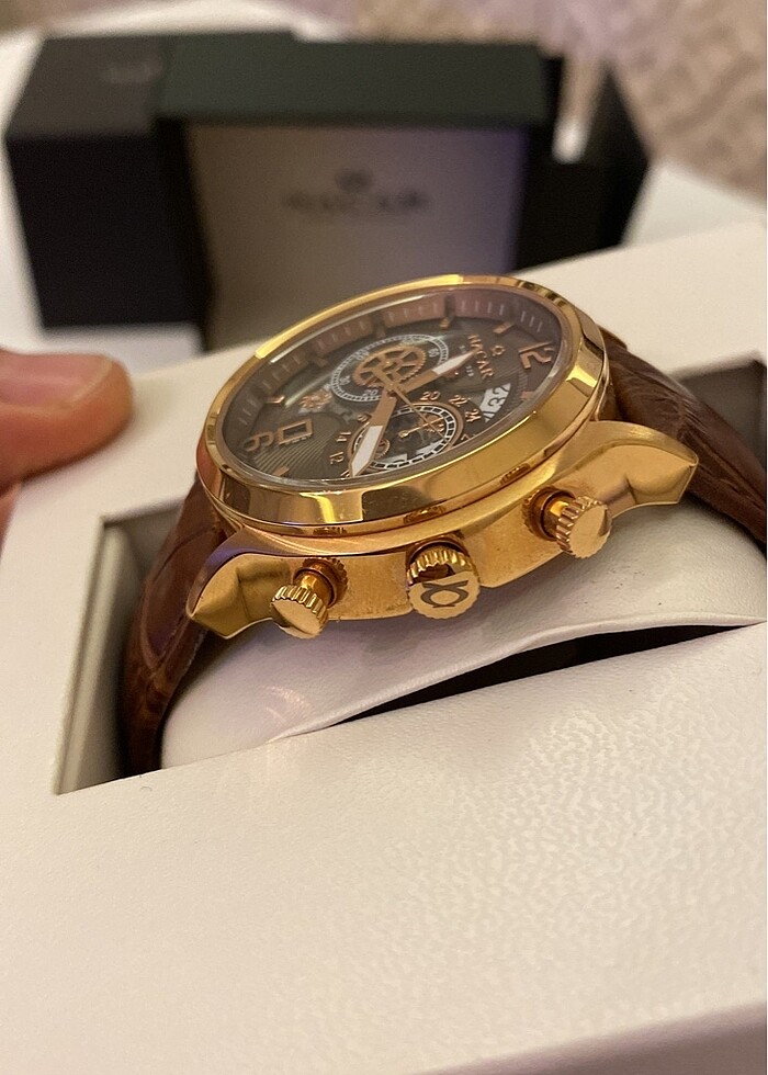 Nacar marka orijinal erkek saati - Görsel 2