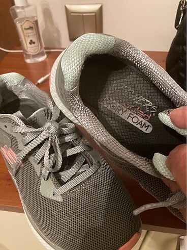 36 Beden gri Renk Orijinal Skechers spor ayakkabısı