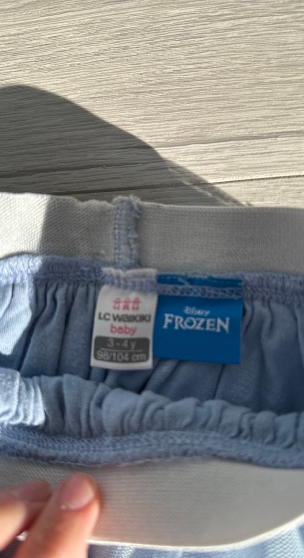 Mavi Nakışlı Bohem Kız Eteği - Görsel 3