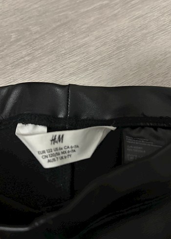 Siyah Parlak Deri çocuk Tayt - Görsel 2