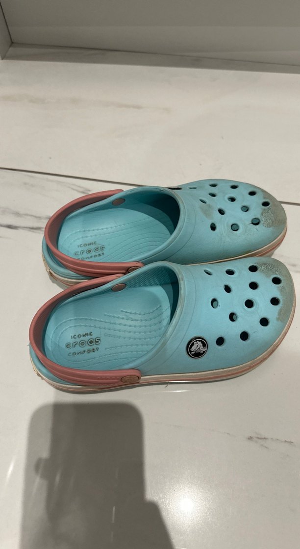 Kız Çocuk Mavi Tokalı Terlik - Görsel 2