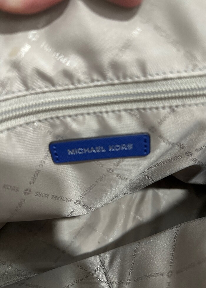 Michael kors sak mavi çanta - Görsel 4