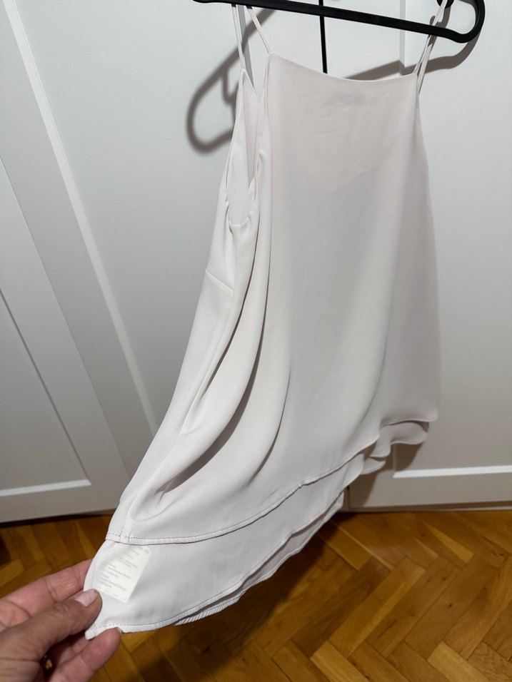 Sarar marka Bej Askılı Salaş Şifon Bluz - Görsel 4