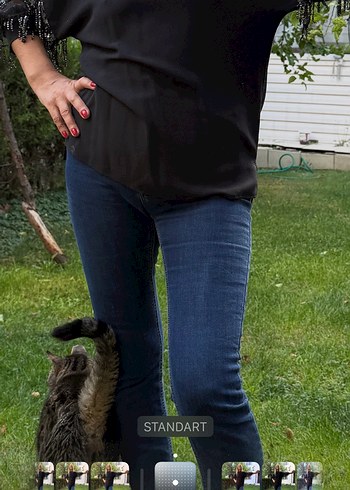 Siyah, Pullu Dantel Detaylı Kadın Bluz - Görsel 5