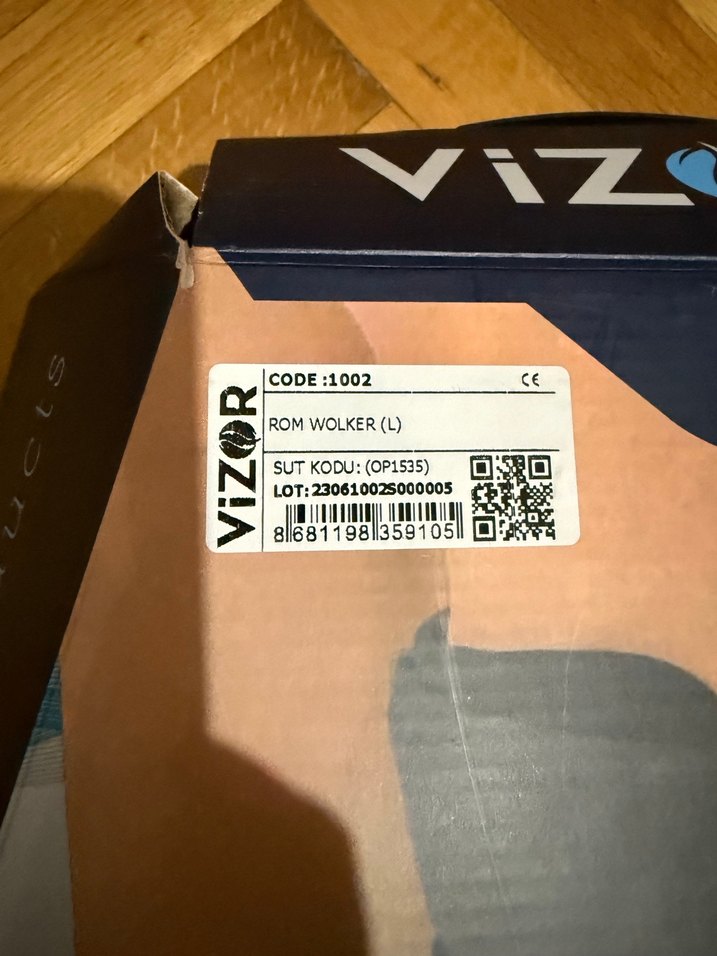 ViZOR Siyah R.O.M Walker Destekli Yürüteç - Görsel 2