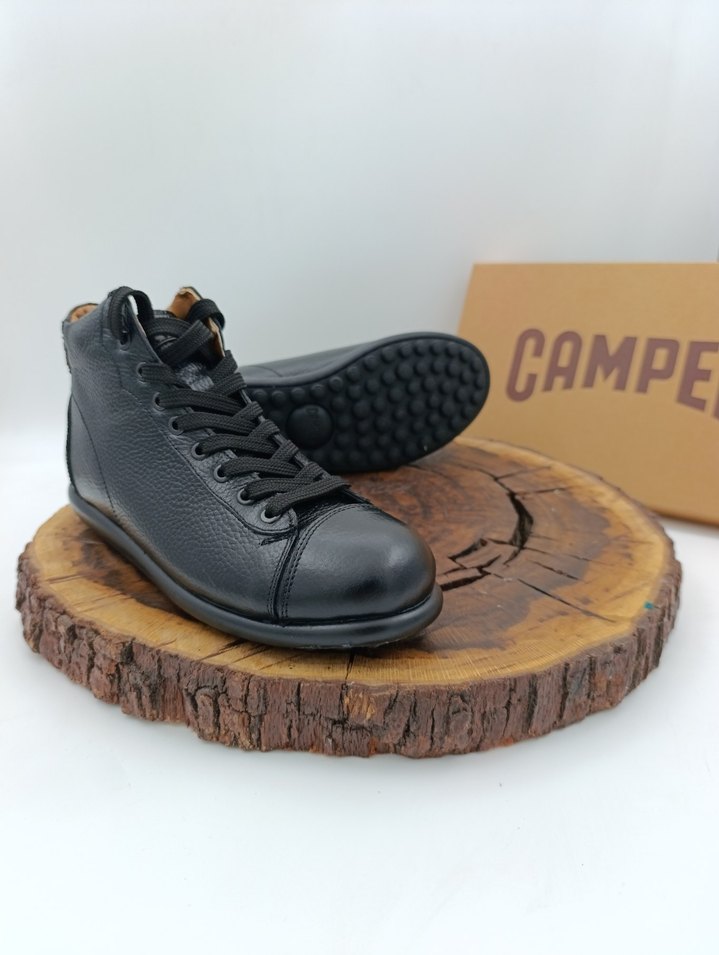 Siyah Bağcıklı Erkek Biker Bot#Camper - Görsel 5