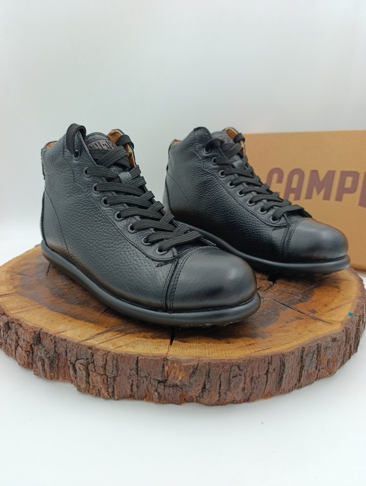 Siyah Bağcıklı Erkek Biker Bot#Camper - Görsel 4