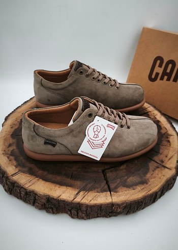#Camper Gri Süet Erkek Spor Ayakkabı - Görsel 3