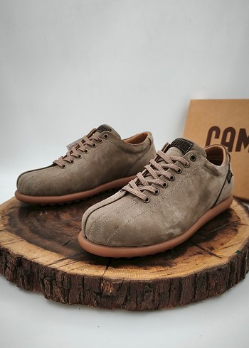 #Camper Gri Süet Erkek Spor Ayakkabı - Görsel 7