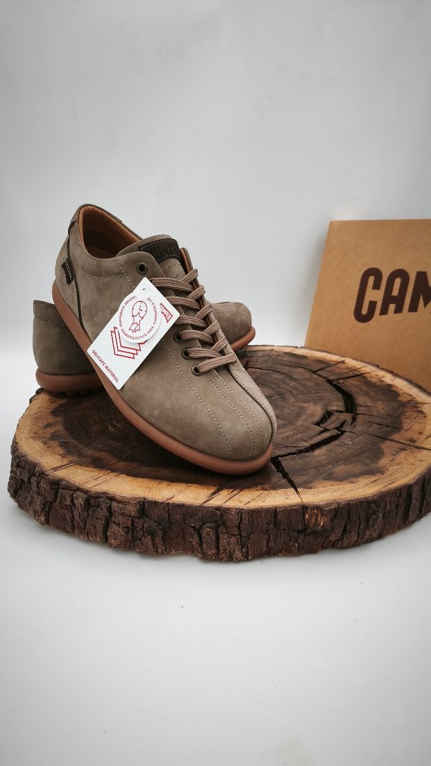 #Camper Gri Süet Erkek Spor Ayakkabı - Görsel 5