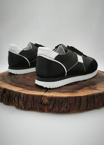 Siyah Gri Spor Erkek Sneakers - Görsel 3