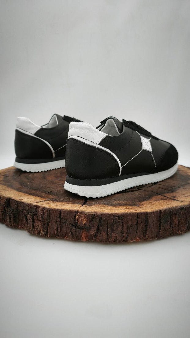 Siyah Gri Spor Erkek Sneakers - Görsel 3