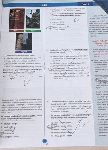  Beden Renk Paraf yayınları ayt edebiyat soru Bankası 
