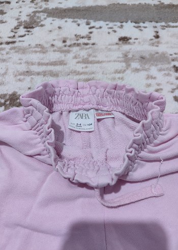 Nakışlı Fırfırlı Mavi Kız Şortu - Görsel 4