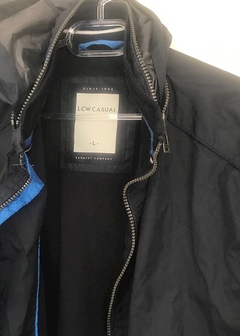 LC Waikiki Lcw Casual Mavi Fermuarli Erkek Mont