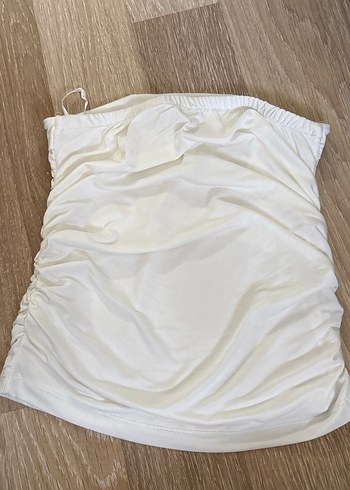 Beyaz Düz crop - Görsel 2